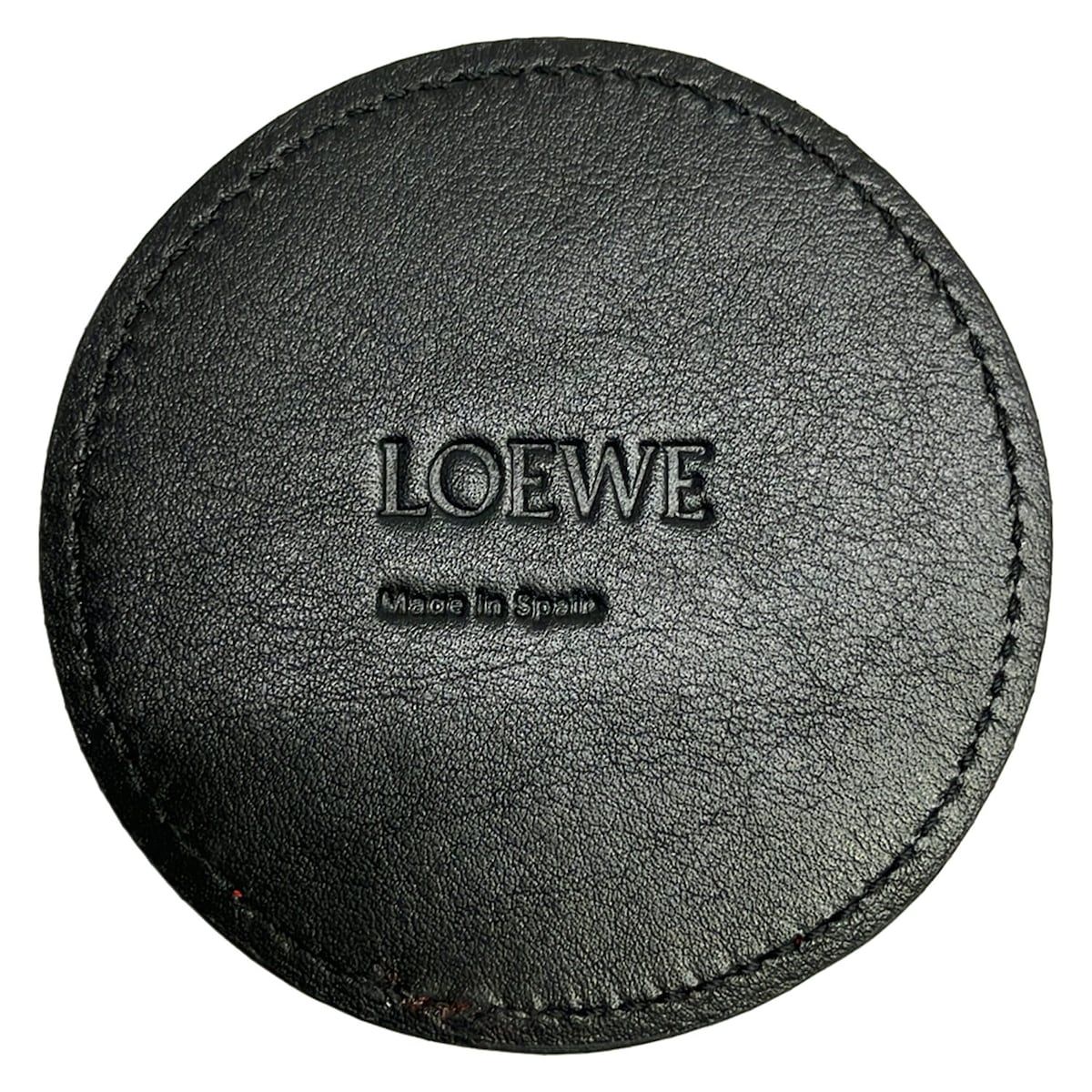LOEWE(ロエベ) 小物美品 ブラウン×マルチ コースター6点セット レザー