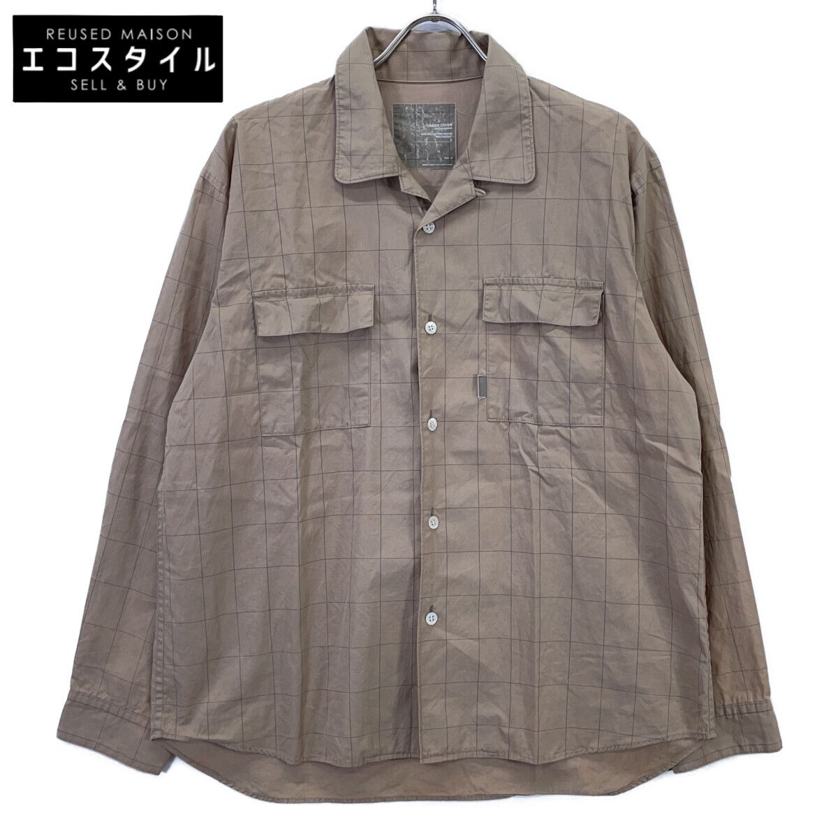 UNDER COVER アンダーカバー 01AW MELTINGPOT 長袖開襟シャツ M