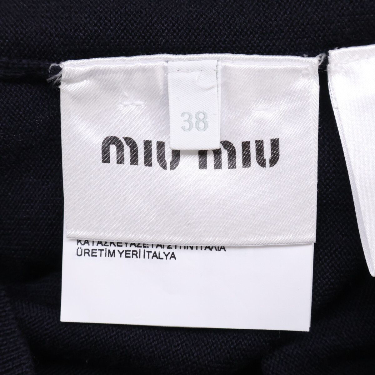MIUMIU ミュウミュウ 【美品/国内正規/24年製】MMLA85 ウール ボート