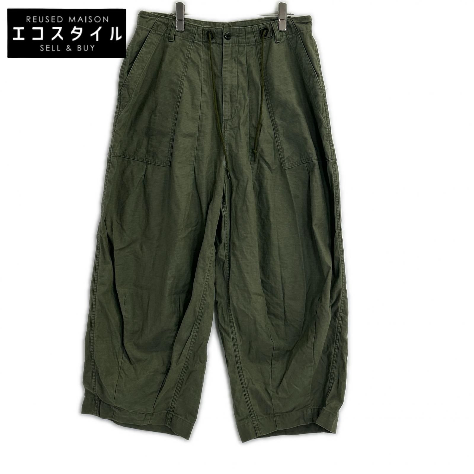 needles　ニードルズ　OT216 H.D. Pant Fatigue カーキ ヒザデルパンツ　L