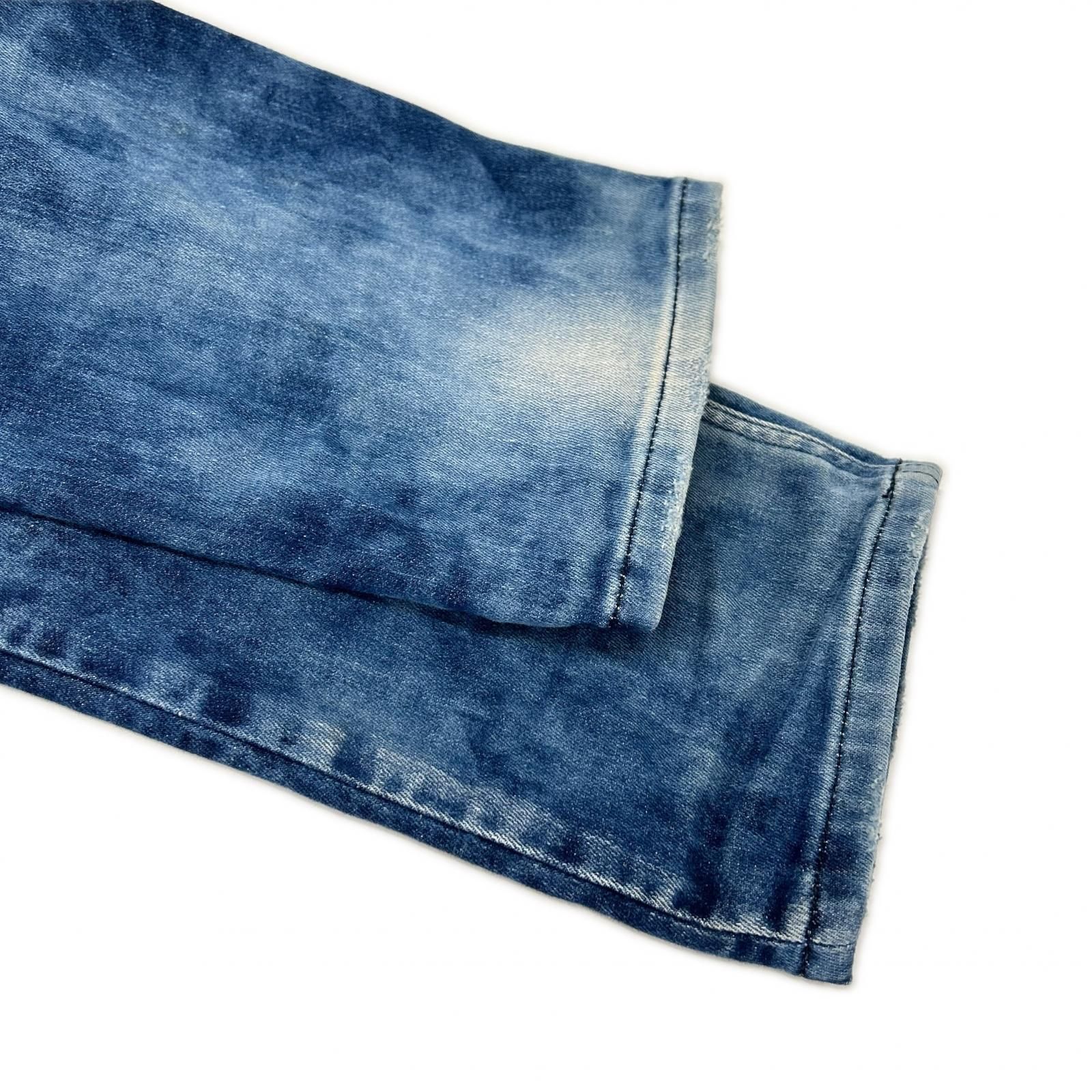 DIESEL ディーゼル KROOLEY JOG インディゴ ジョガークラッシュパンツ 28 DIESEL ディーゼル KROOLEY JOG インディゴ ジョガークラッシュパンツ