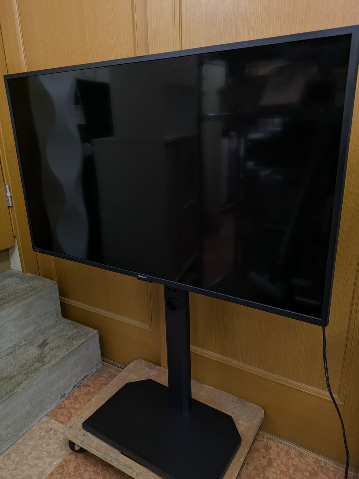シャープ AQUOS 43V型 液晶テレビ 4T-C43GL1 壁寄せスタンド付き スマートテレビ GoogleTV YouTube