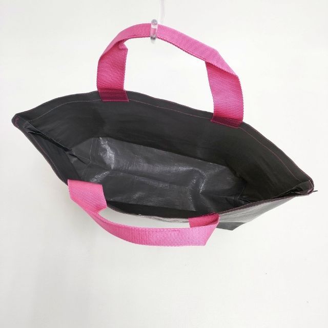 Herve Chapelier 2012PP マルシェバッグ M トートバッグ グレー ピンク