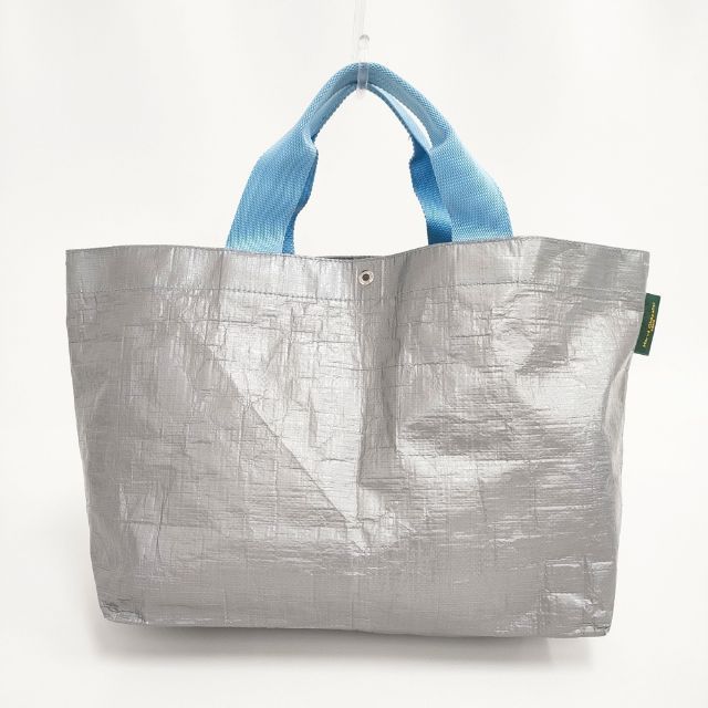 Herve Chapelier マルシェバッグ M 2012PP トートバッグ シルバー