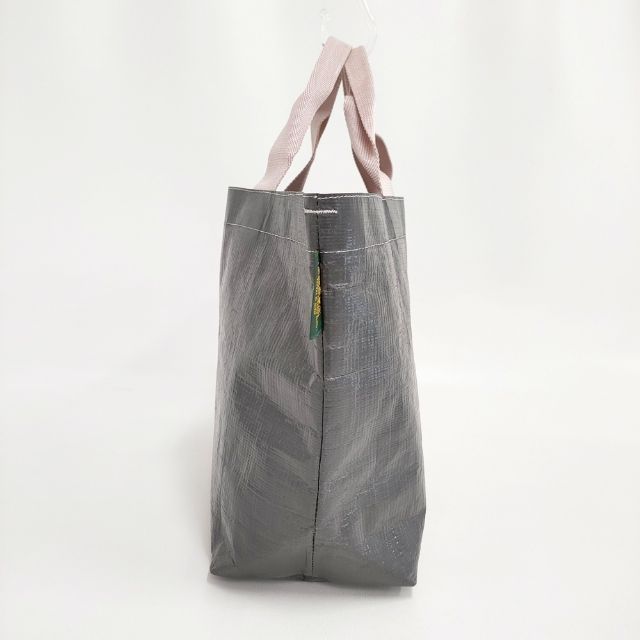 Herve Chapelier マルシェバッグ M 2012PP トートバッグ グレー ピンク