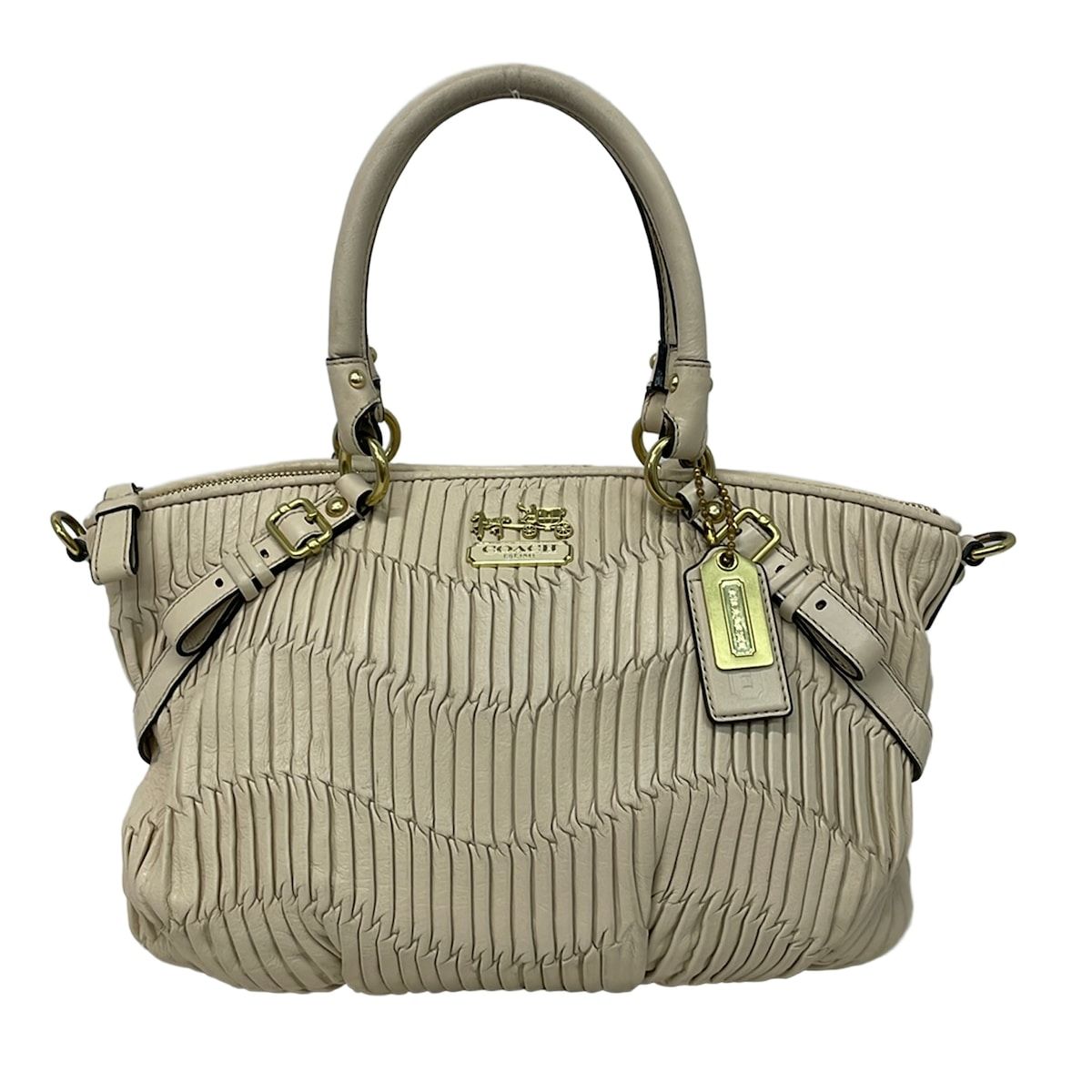 COACH(コーチ) ハンドバッグ マディソンギャザードレザーソフィア