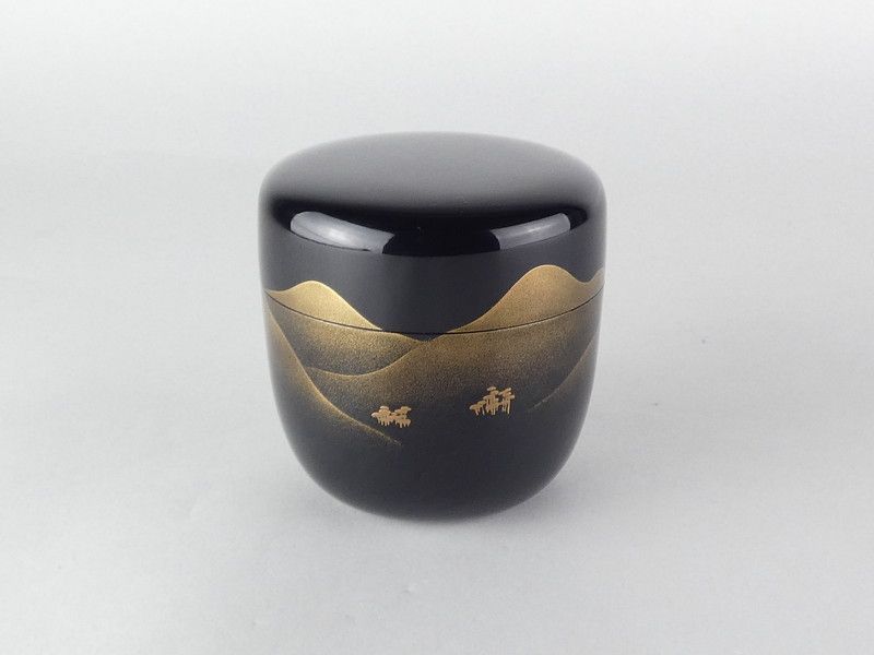 中村恭蔵 作「遠山蒔絵 棗」共箱 保証品 茶道具 (tn5) - メルカリ