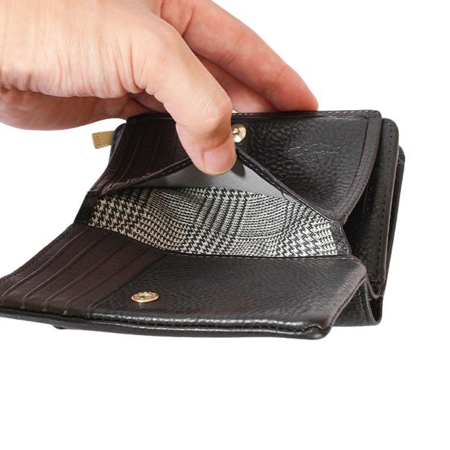 メーカー正規品】タケオキクチ 財布 二つ折り財布 ミドルウォレット