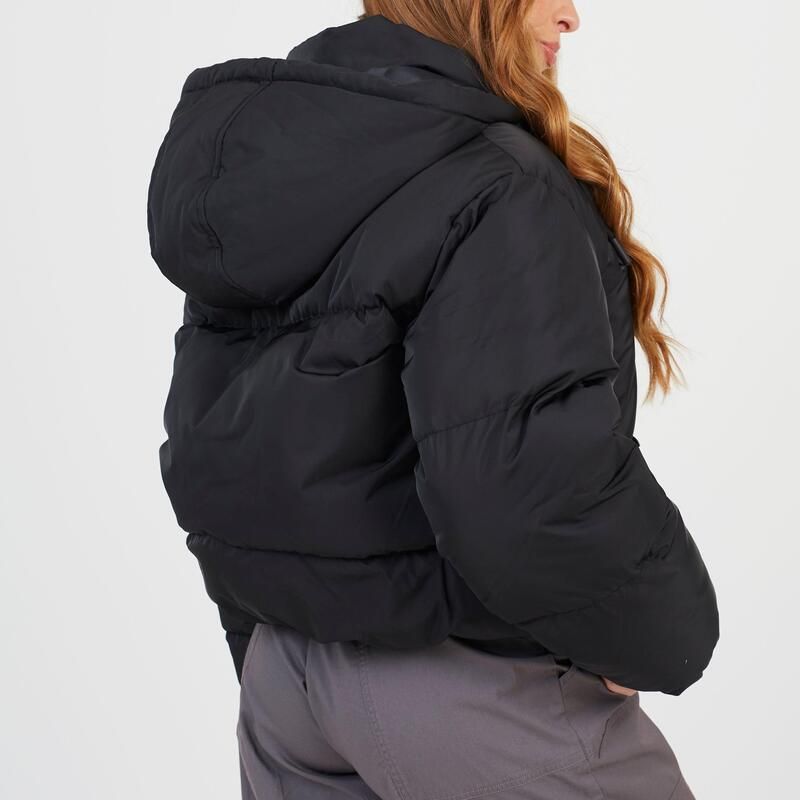 ブレーブソウル レディース アウター ジャケット・ブルゾン ジャケット Brave Soul Womens Oversized Hooded Puffer Jacket with Pockets Bl