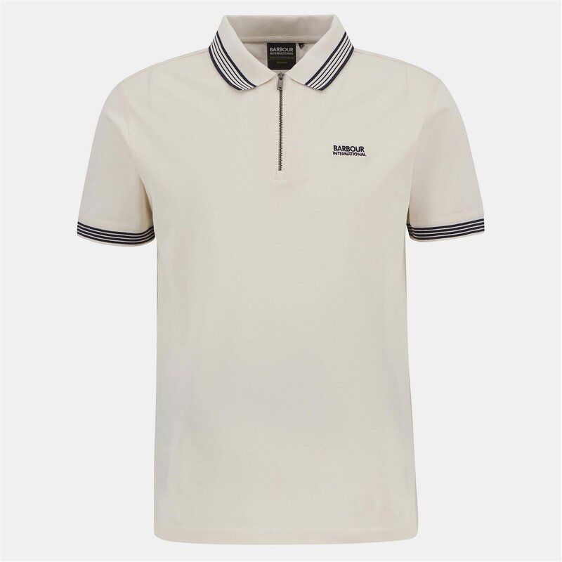 バブアー メンズ トップス ポロシャツ Barbour International Upham Polo Shirt Whisper White ホワイト