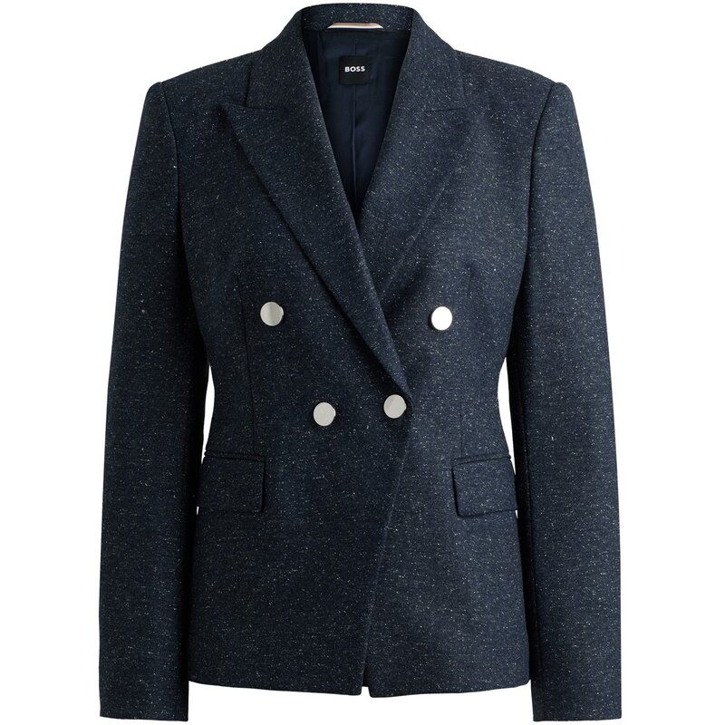 ボス レディース アウター ジャケット・ブルゾン Boss Jia Db2a 10245013 01 Dark Blue ブルー