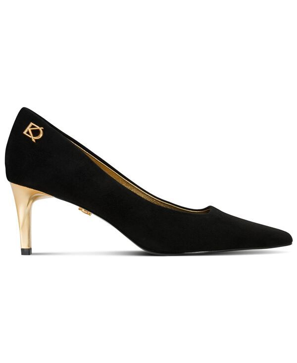ダナ キャラン ニューヨーク レディース シューズ パンプス ヒール Donna Karan New York Womens Savita Mid Stiletto Heel Pumps Black