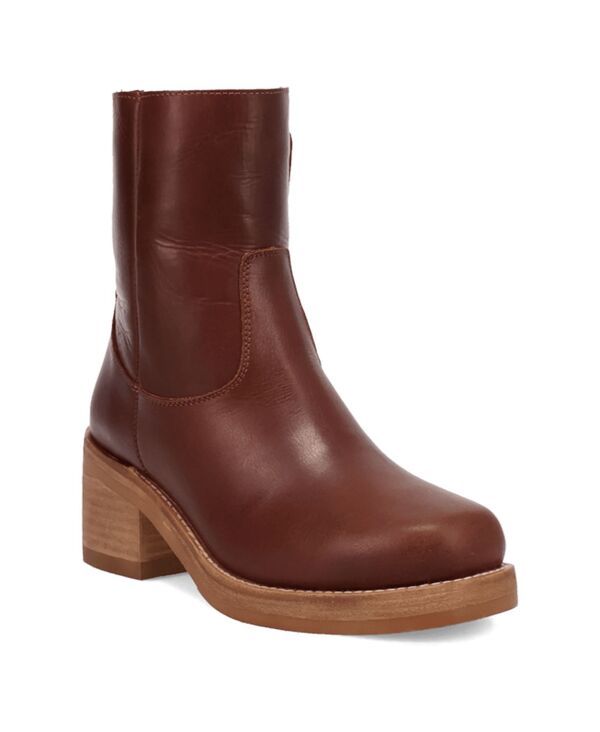 ディンゴ レディース シューズ ブーツ・レインブーツ レザー Dingo Womens Roxy Leather Bootie Brown ブラウン