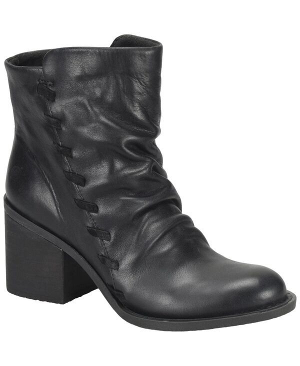 ボーン レディース シューズ ブーツ・レインブーツ ヒール Born Womens Toni Block Heel Booties Black ブラック