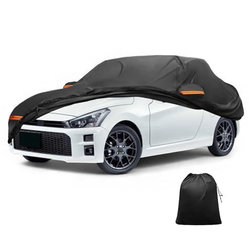 X AUTOHAUX 車カバー 自動車ボディカバー シルバー 1個 雹対策 防水 梅雨対策 防塵 環境保護 弾性ヘム 耐久性 ジッパーバッグ付き | 3Lサイズ(4.75x1.75x1.5m)、ソフトファブリック素材、ホワイトカラー、サイド鏡 9fba40b6