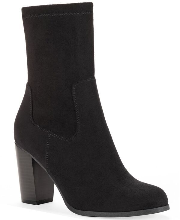 スタイルアンドコー レディース シューズ ブーツ・レインブーツ Style Co Womens Anitaa Stretch Regular Calf Booties Black Beauty ブラッ