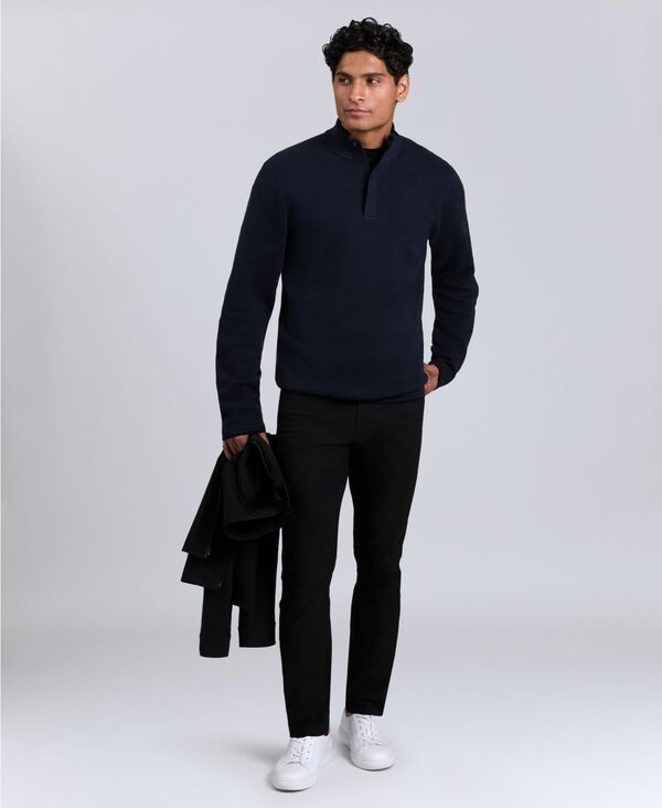 ケネスコール メンズ アウター ニット・セーター ハーフジップ セーター Kenneth Cole Mens Quarter Zip Sweater Navy ネイビー