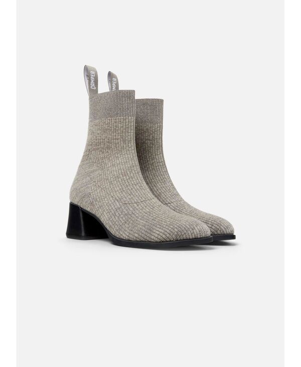 カンペール レディース シューズ ブーツ・レインブーツ Camper Kora Technical Textile Medium Boot Grey グレー