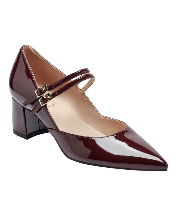 バンドリーノ レディース シューズ パンプス ヒール Bandolino Womens Smith Mary Jane Block Heel Pumps Burgundy Patent バーガンディ