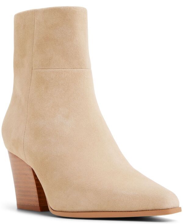 アルド レディース シューズ ブーツ・レインブーツ アンクル ブーツ ALDO Womens Shanah Ankle Booties Light Beige Suede ベージュ