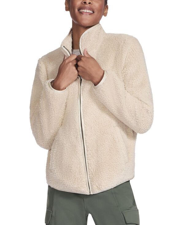 スケッチャーズ レディース アウター ジャケット・ブルゾン ジャケット Skechers Womens Sherpa Jacket Sahara