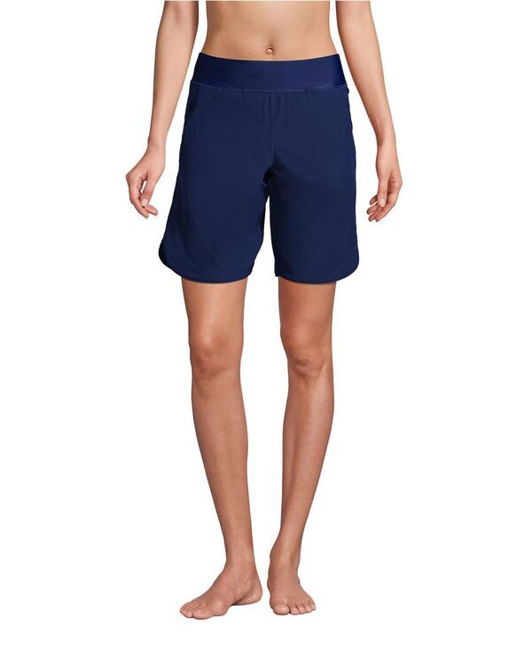 ランズエンド レディース ボトムス ハーフパンツ・ショーツ ショートパンツ Lands End Womens SunShade UPF 50 9 Board Shorts with Panty Dee 11,146円