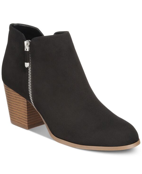 スタイルアンドコー レディース シューズ ブーツ・レインブーツ アンクル Style Co Womens Masrinaankle Booties Black Microsuede ブラック