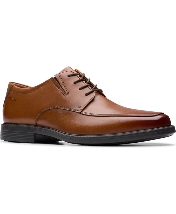 クラークス メンズ シューズ オックスフォード Clarks Mens Cosgrove Apron Dresshoes Dark Tan Leather タン