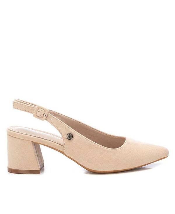 キシタイ レディース シューズ パンプス Womens Slingback Pointy Toe Pumps Refresh By Xti Beige ベージュ