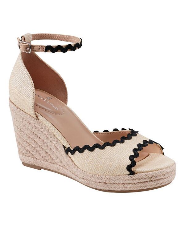 バンドリーノ レディース シューズ サンダル Bandolino Womens Kendri Espadrille Wedge Sandals Light Natural Woven