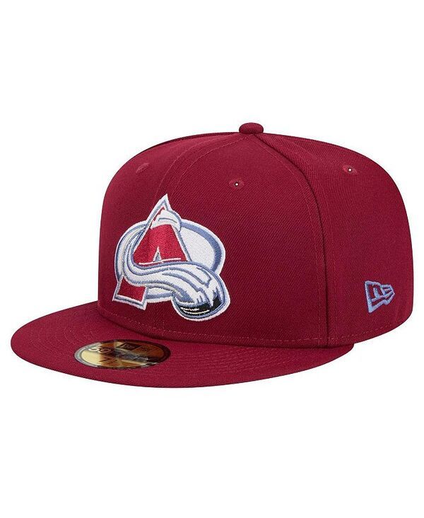 ニューエラ メンズ アクセサリー 帽子 New Era Mens Burgundy Colorado Avalanche Core 59FIFTY Fitted Hat Burgundy バーガンディ
