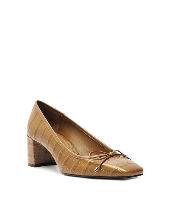 シュッツ レディース シューズ パンプス Schutz Womens Arissa Square Toe Mid Block Pumps Brown ブラウン