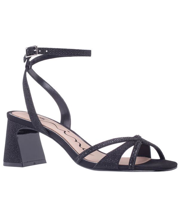 ニナ レディース シューズ サンダル ヒール Nina Womens Bracha Block Heel Evening Sandals Black ブラック