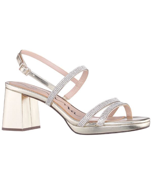 ニナ レディース シューズ サンダル ヒール Nina Womens Berna Dress Block Heel Sandals Platino