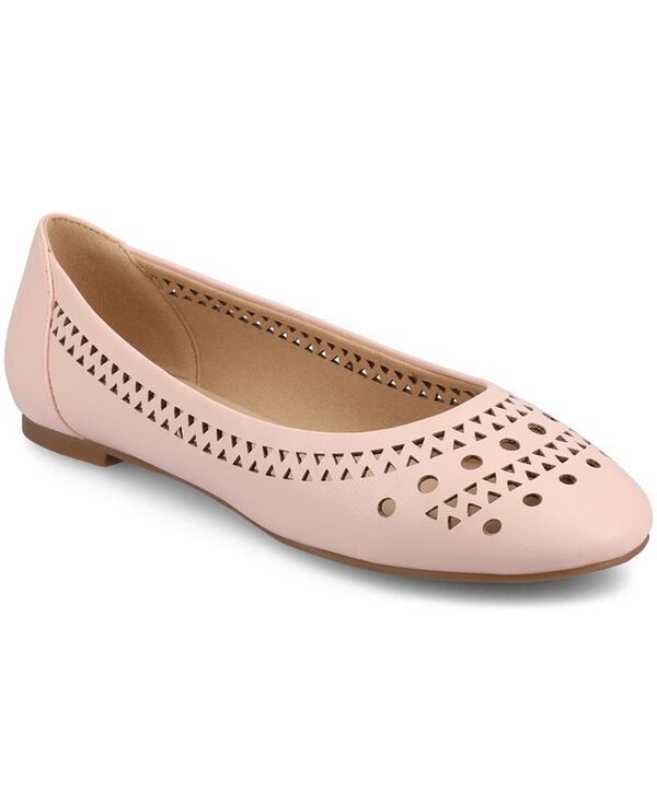 ジュルネ コレクション レディース シューズ パンプス Journee Collection Womens Kamrah Round Toe Dress Flats Pink ピンク