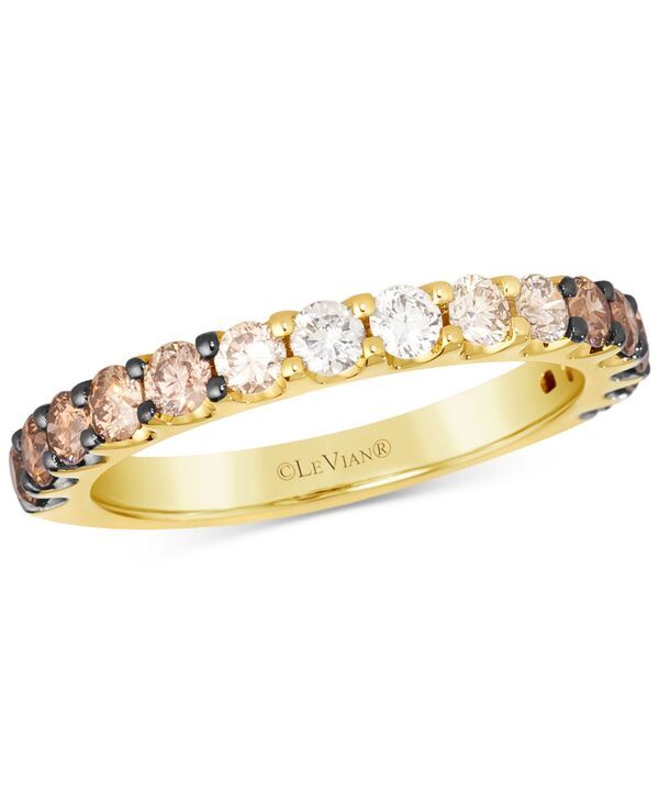 ル ヴァン レディース アクセサリー リング Le Vian Chocolate Ombr Diamond Band 1 ctw in 14k Rose Gold or 14k Yellow Gold 235,400円