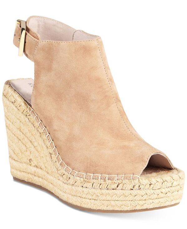 ケネスコール レディース シューズ サンダル Kenneth Cole New York Womens Olivia Espadrille PeepToe Wedges Almond