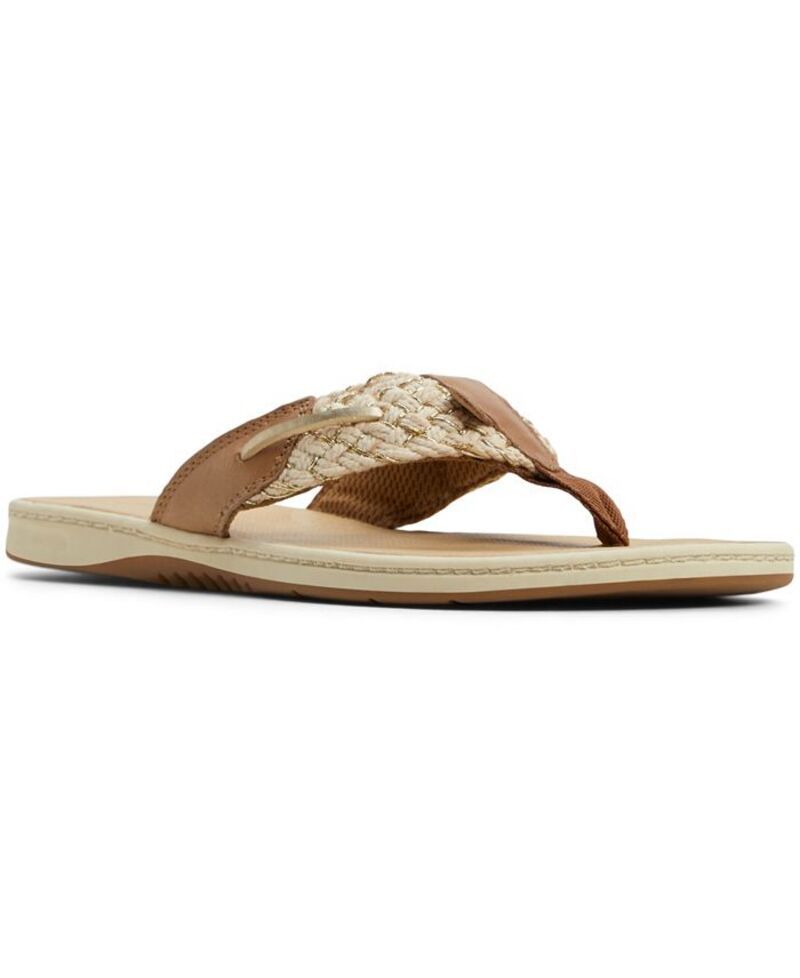 スペリー レディース シューズ サンダル Sperry Womens Parrotfish Flip Flop Sandals Brown Multi ブラウン