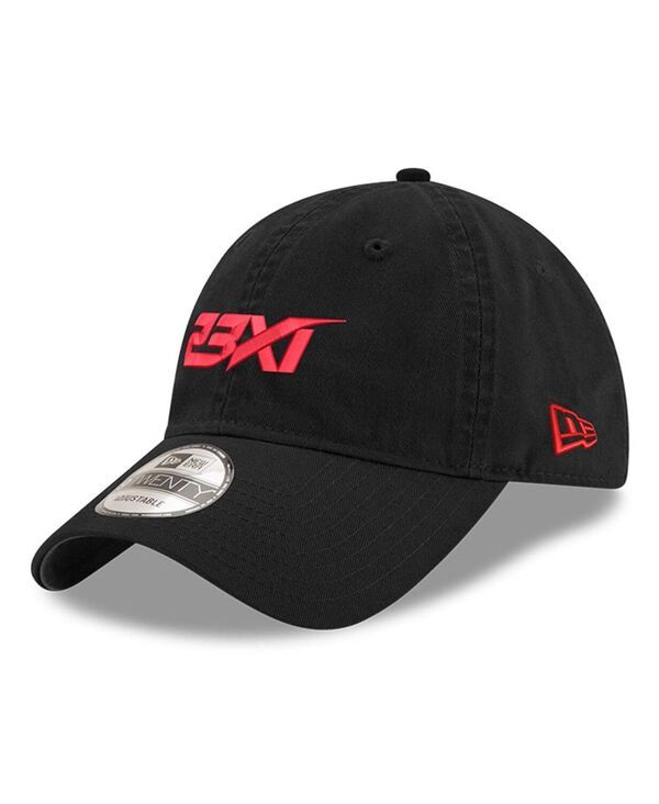 ニューエラ メンズ アクセサリー 帽子 ロゴ New Era Mens Black 23XI Racing New Logo 9TWENTY Adjustable Hat Black ブラック