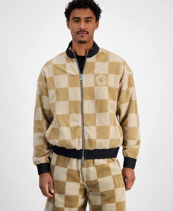 ヒューゴボス メンズ アウター ジャケット・ブルゾン リラックスフィット ジャケット Hugo Boss Mens Naliso Relaxed Fit ZipFront Checkered Trac