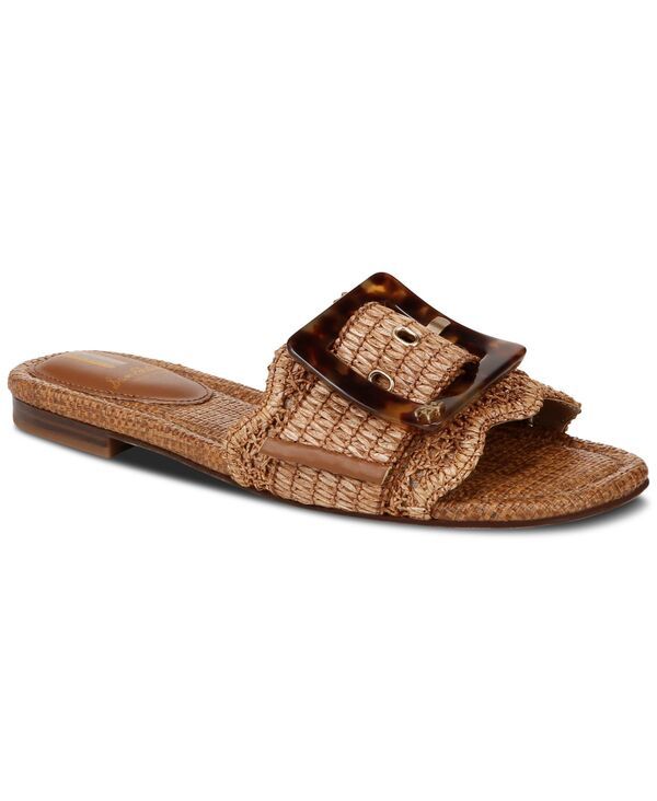 サムエデルマン レディース シューズ サンダル Sam Edelman Womens Bambi Raffia Buckle Slide Sandals Cuoio