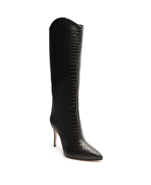 シュッツ レディース シューズ パンプス ブーツ Schutz Womens Maryana High Stiletto Boots Black ブラック