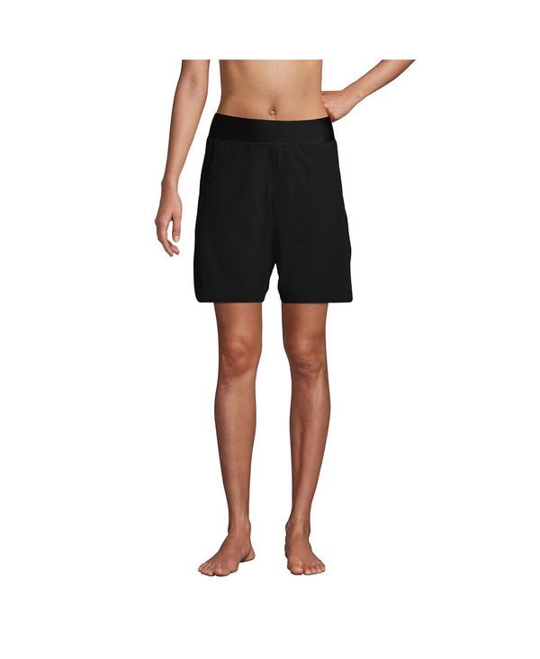 ランズエンド レディース ボトムス ハーフパンツ・ショーツ ショートパンツ Lands End Womens 9 Quick Dry Modest Swim Shorts with Panty Bla