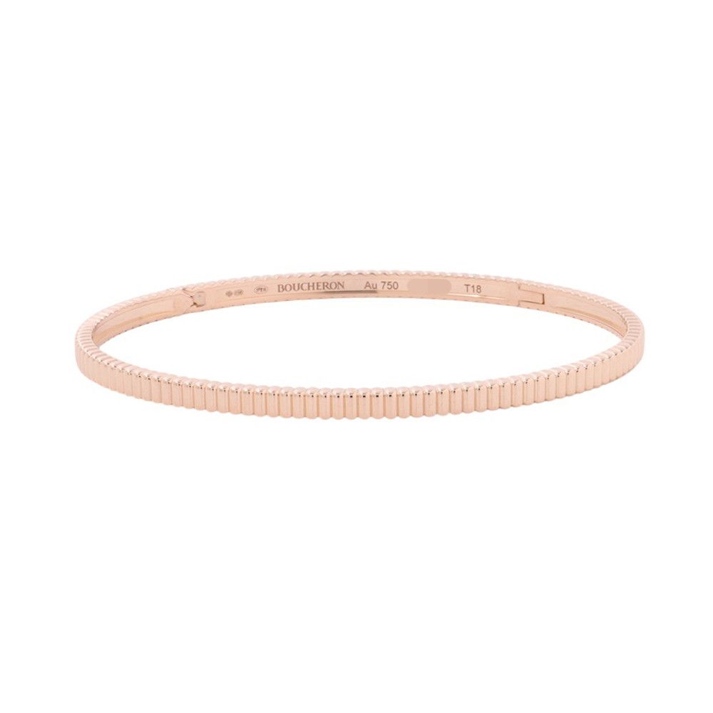 ブシュロン ブレスレット キャトル グログラン バングル スモール K18PGピンクゴールド サイズ18 JBT00748 Boucheron 371,655円