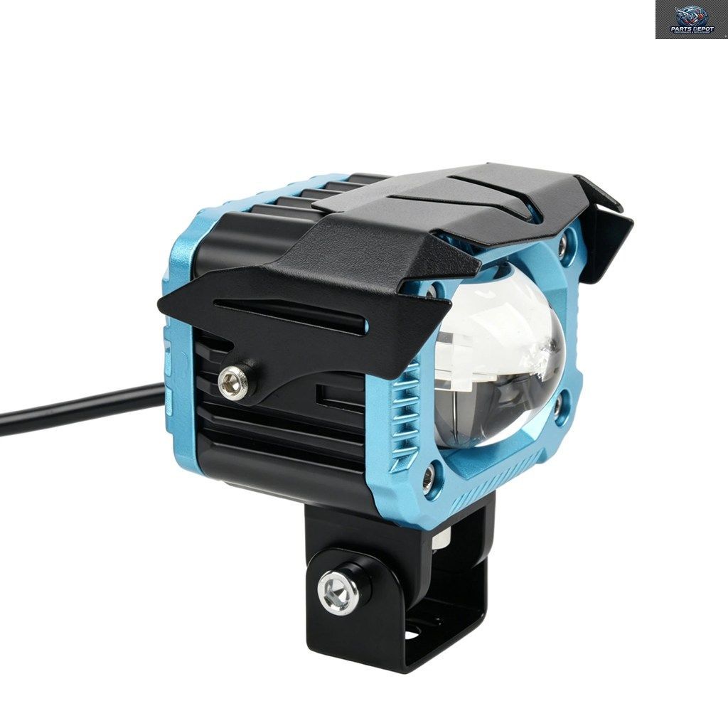 10V-60V オートバイ用 LED フォグランプ 70W 14000LM ドライビングスポットライト デュアルカラー ストロボ ワークライト 5 モード スポッ
