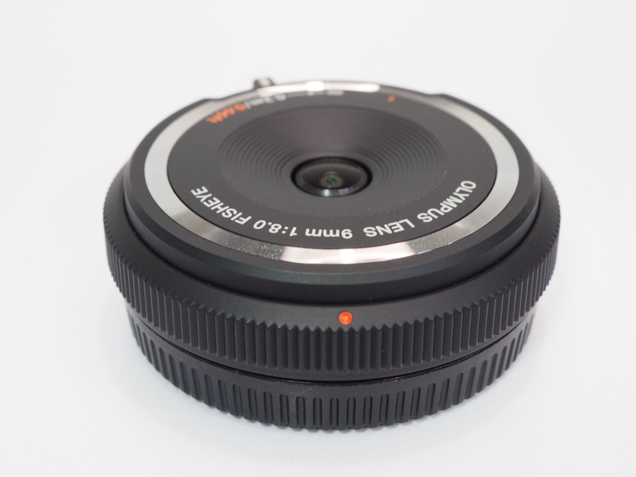 送料無料 OLYMPUS 9mmF8 FISHEYE ブラック キャップレンズ オリンパス