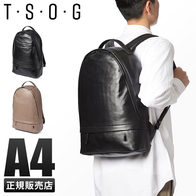 【メーカー正規品】T･S･O･G リュック ビジネスリュック メンズ レディース ブランド レザー 本革 撥水 防水 A4 TSOG ティーエスオージー to22