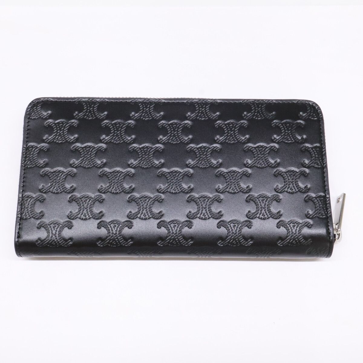 CELINE セリーヌ 【新品同様】ラージ ジップウォレット / トリオンフ