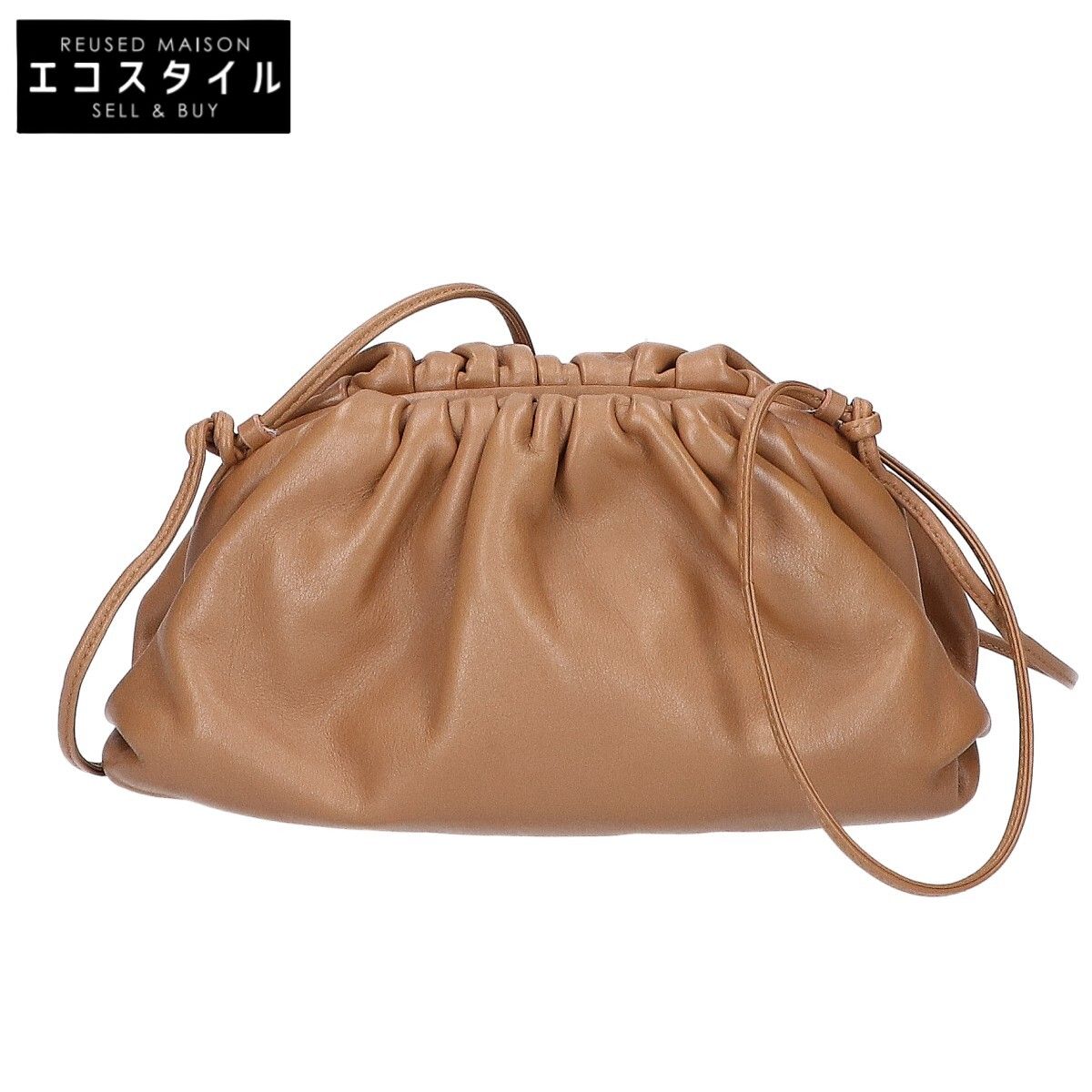 BOTTEGA VENETA　ボッテガヴェネタ　585852 ミニ ザ ポーチ カーフスキン エンボスロゴ