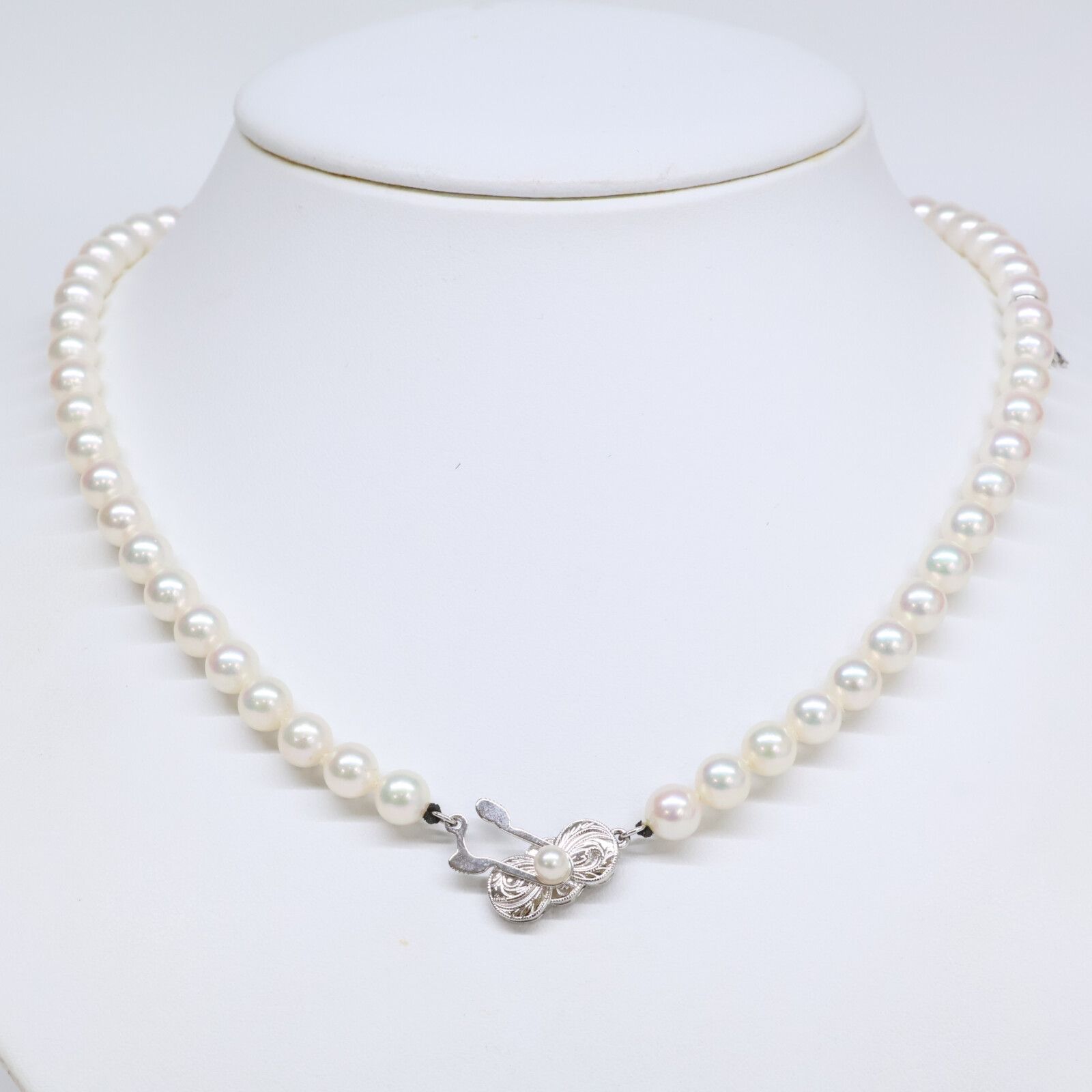 mikimoto ミキモト SIL刻印 6.5mmアコヤパール ネックレス - - メルカリ
